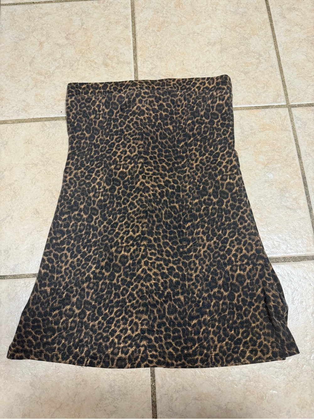 Lipstick Boutique Leopard Print Midi Skirt - Brown & Black